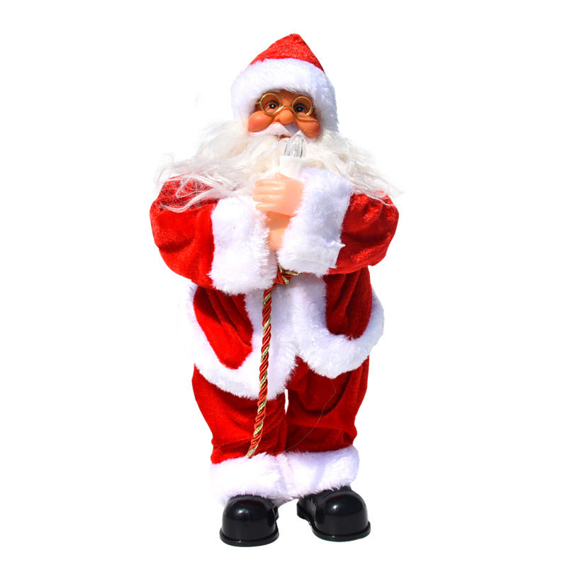 Christmas Decorations Santa Claus Electric Music