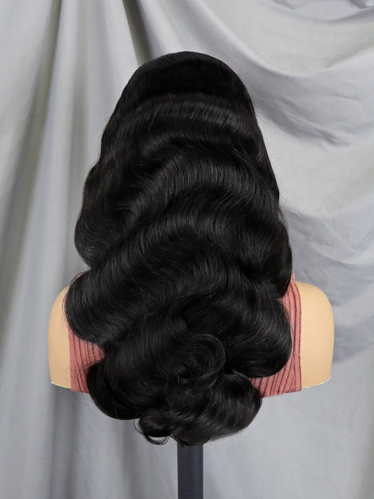 6x4 Virgin Human Hair Wig for Black Women - Vietnamese Raw Hair, Transparent Lace, Pre-Plucked