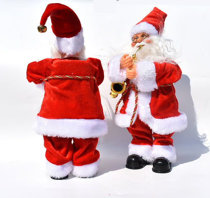 Christmas Decorations Santa Claus Electric Music